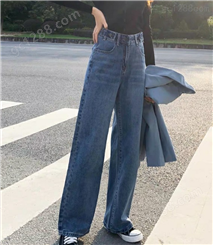 韩版牛仔裤 时尚老爹裤 工厂货源便宜供应 修身显瘦裤子
