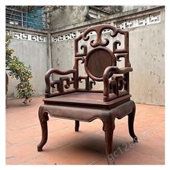 老挝大红酸枝勾椅十件套 半成品沙发 古典红木沙发