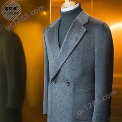 量身定制男士大衣 中长款毛呢大衣 纯羊绒面料 风格款式自选 上门量体