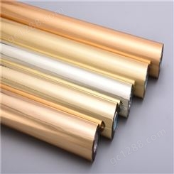 哑光金银色烫金纸电化铝 普通烫金膜 厂家可定制 不易飞金