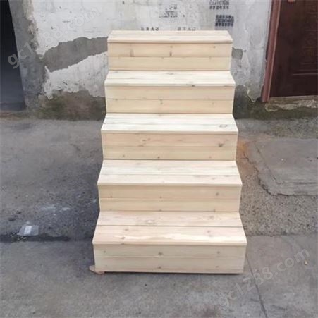 户外防腐木楼梯 实木踏步 地板 德晟木业可定制