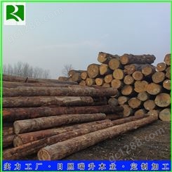 瑞升出售铁杉长材圆木 四面见线建筑工程方木加工厂