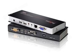ATEN宏正300米USB VGA/音频Cat 5 KVM信号延长器 + 抗色偏CE77O