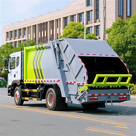 东风多利卡大型蓝牌国六压缩垃圾车5 8 10 12立方/吨 环卫垃圾清运车