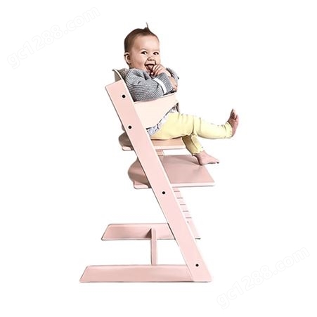 儿童实木成长型高餐椅多档调节宝宝婴幼儿餐桌吃饭座椅学习椅