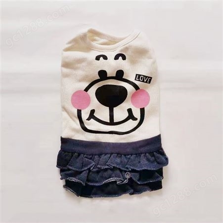 青岛蓝宝石针织提供狗服装定做，厂家定制小狗服装