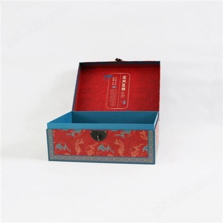 包装盒定做 中国风龙凤呈祥盒子 创意服装食品彩盒印刷工厂
