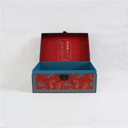 包装盒定做 中国风龙凤呈祥盒子 创意服装食品彩盒印刷工厂