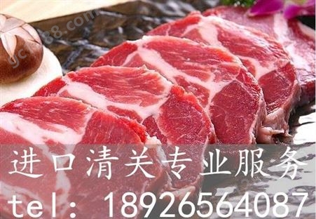 冻肉进口报关资料/广州冻肉进口报关代理
