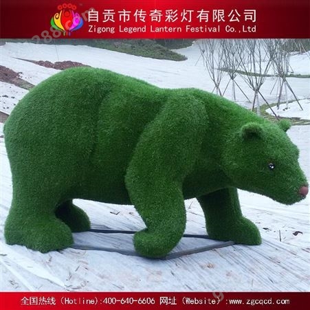 植雕绿雕仿真造型动植物恐龙户外氛围营造国庆春节元宵花灯展