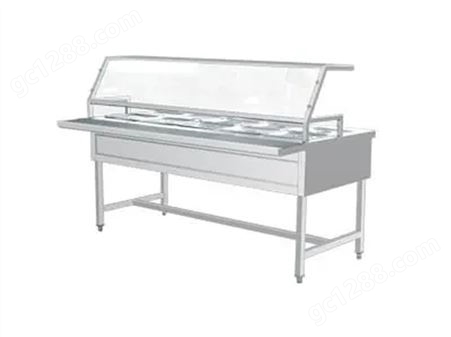 五格售饭台/带下层板工程型C款 宜大不锈钢厨房设备 1800*700*800 贵州商用厨具