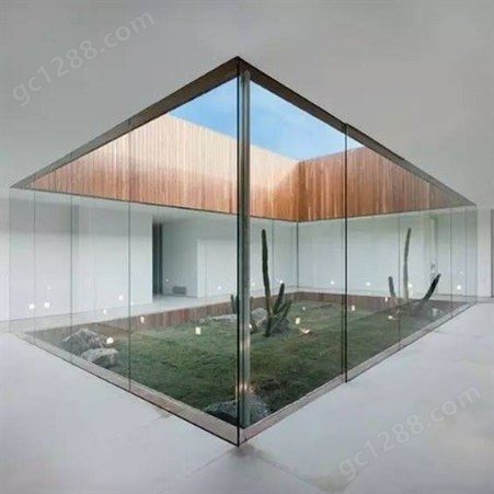 北京建安玻璃墙透明地面采光顶平移天窗阳光房
