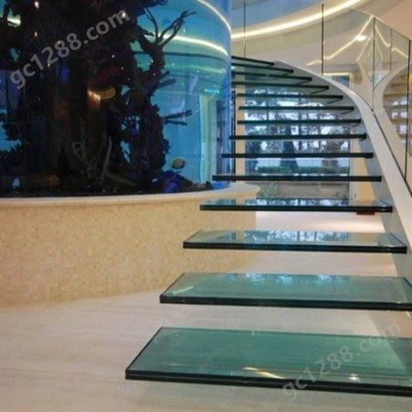 北京建安圆弧异形钢化玻璃家居商场玻璃幕墙