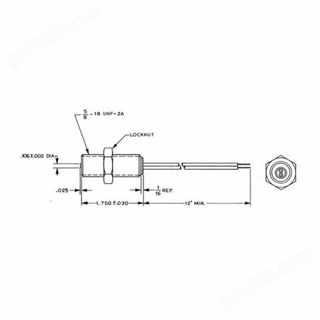 Dynalco 德纳科 磁性拾音器 磁性传感器/速度传感器1.75 英- M168