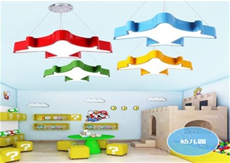 蒙台梭利幼教照明 幼儿园早教中心儿童教室-可定制-飞机造型灯