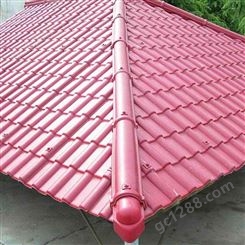 彩色树脂防腐瓦生产厂 建筑屋面复合瓦定制 汉塑s023