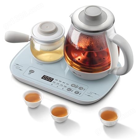 小熊养生壶家用多功能玻璃茶壶蒸汽煮茶器全自动普洱黑茶壶泡茶炉