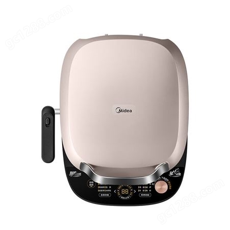 美的（Midea）JKS3408 电饼铛 家用早餐机 悬浮双面加热可拆洗智能多功能煎烤机 线下同款