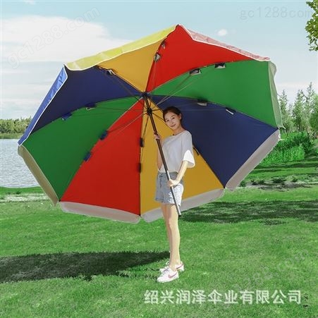 双骨伞太阳伞遮阳伞大雨伞超大户外商用摆摊伞广告伞印刷logo圆伞