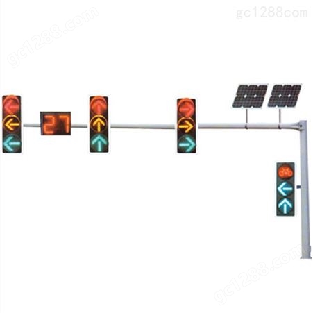 可定制交通信号灯杆红绿灯杆F型标志杆L型八角立杆监控测速杆
